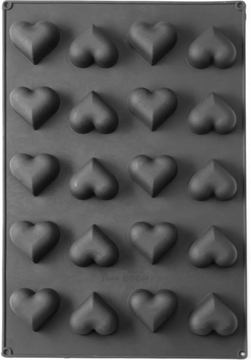 Hartvormige siliconen bakvorm – 570x375x35 mm – antiaanbak – vaatwasser- en magnetronbestendig de Hendi en Anthracite – photo produit