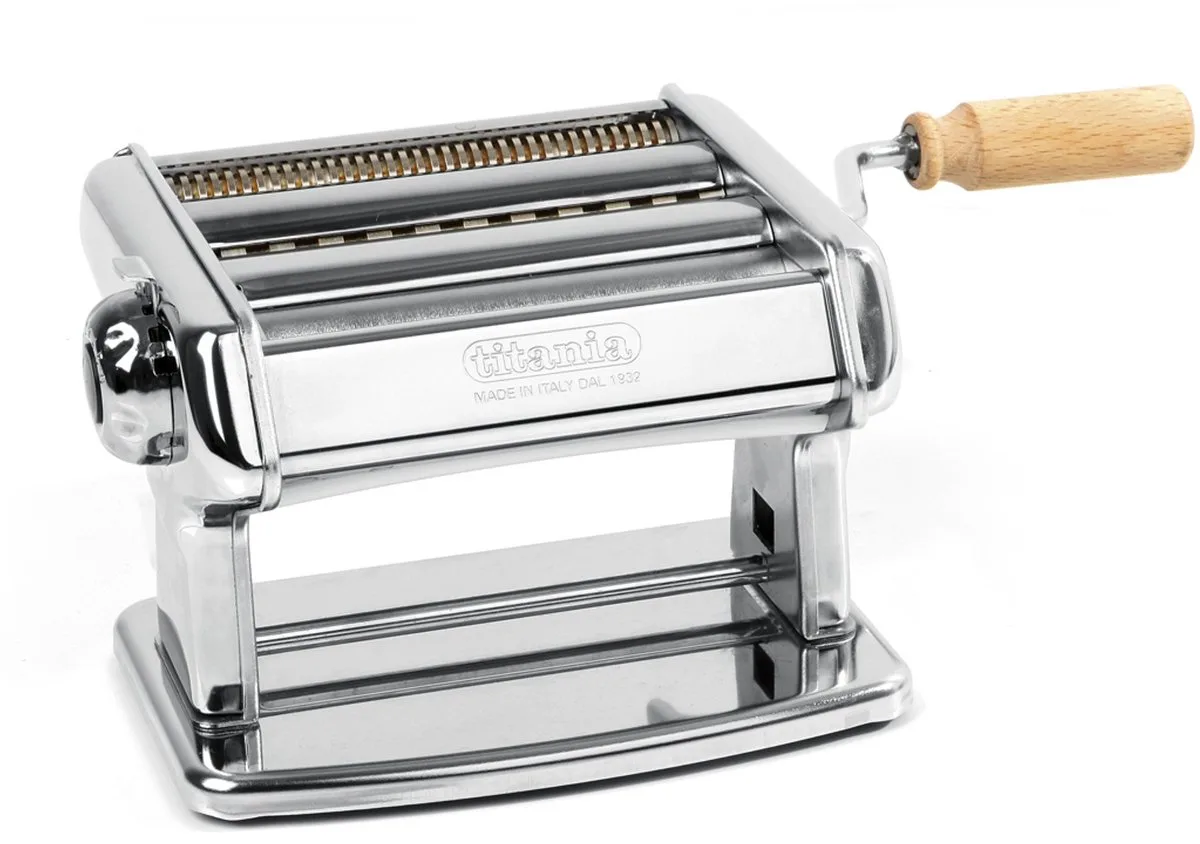Hendi 226407 - Pastamachine - Tagliatelle en Fettuccine - Handmatige Bediening - RVS van Hendi in Staal – productfoto
