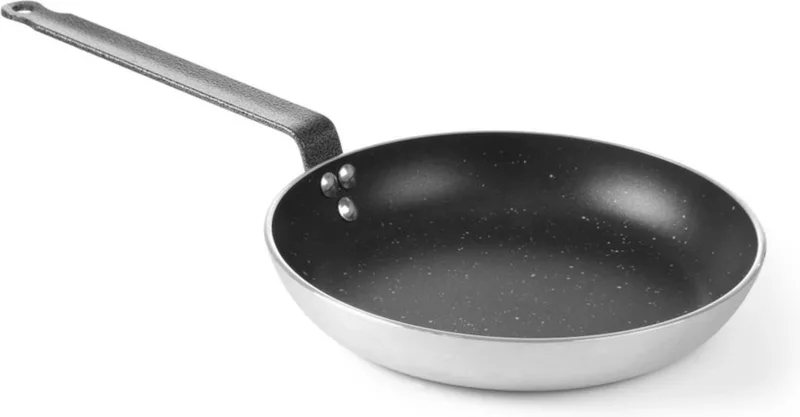 Koekenpan – Aluminium – Marble anti-aanbaklaag – Ø 26 cm – Inductie geschikt von Hendi in Grau – Produktfoto