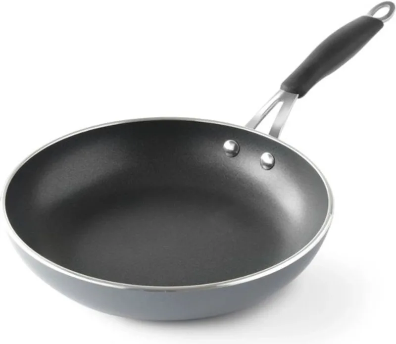 Koekenpan – Aluminium – Ø 280 mm – Teflon™ Platinum Plus – Siliconen greep – Geschikt voor alle hittebronnen från Hendi i Grå – produktbild