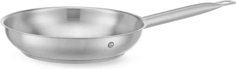 Koekenpan – Gesatineerde afwerking – Inductiegeschikt – 1,9L – Ø240mm by Hendi in Silver – product photo