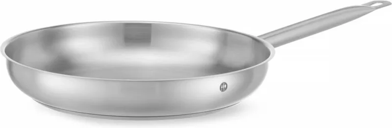 Koekenpan – Gesloten sandwichbodem – Koelblijvende handgrepen – 3,6L – Ø320mm by Hendi in Silver – product photo