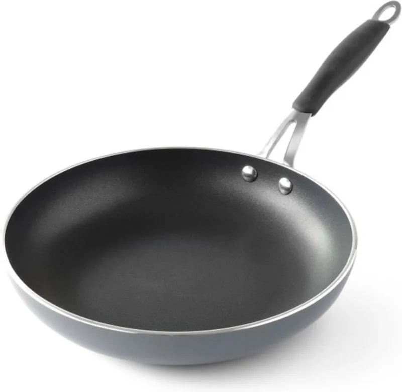 Koekenpan – Superieure hittegeleiding – Teflon anti-aanbaklaag – Ø 26 cm – Siliconen greep by Hendi in Grey – product photo