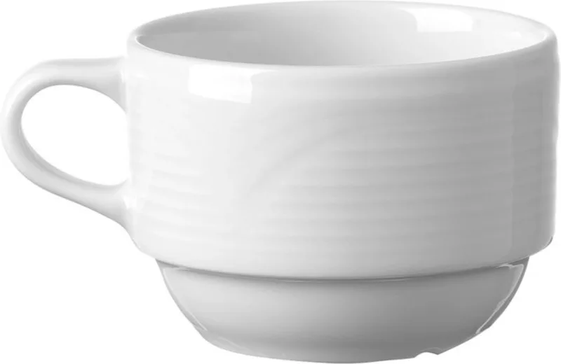 Koffiekop – Versterkte randen – Hotelporselein – 0,17L by Hendi in White – product photo