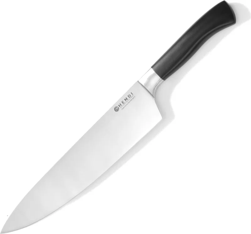 Koksmes – Profi Line – Vlijmscherp en duurzaam – 390 mm – Zwart by Hendi in ZwartWit – product photo