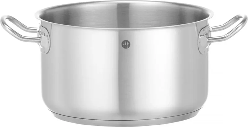 Kookpan middel – zonder deksel – 3,5L – inductiegeschikt – koelblijvende handgrepen de Hendi en Blanc – photo produit