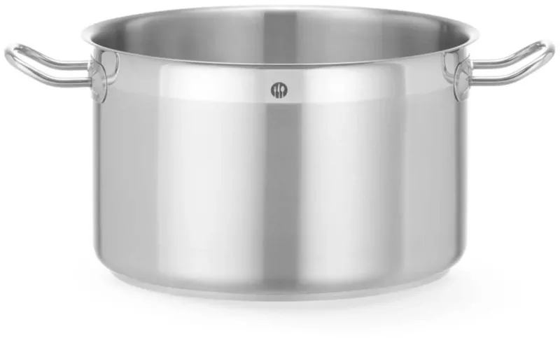 Kookpan zonder deksel - rvs sandwichbodem - 10,3 l - 28x17,6 cm - inductie de Hendi en Argent – photo produit