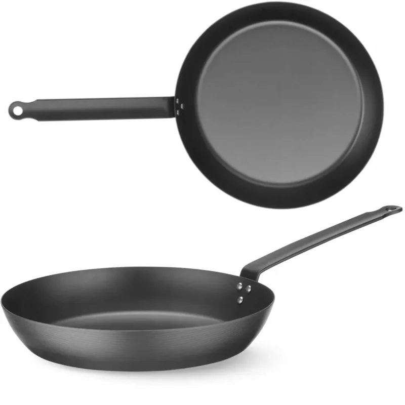 Koolstofstalen Koekenpan voor Alle Fornuizen & Oven - 20cm by Hendi in Black – product photo