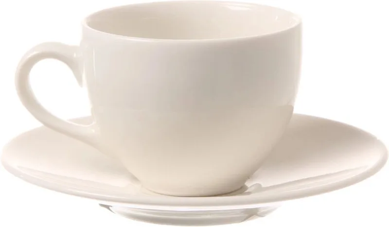 Kop en schotel – versterkte randen – slijtvast porselein – 0,1L by Hendi in White – product photo