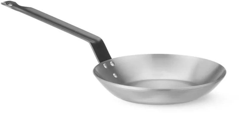 Lyonnaise koekenpan koolstofstaal diameter 24 cm hoogte 10 cm voor alle warmtebronnen by Hendi in White – product photo