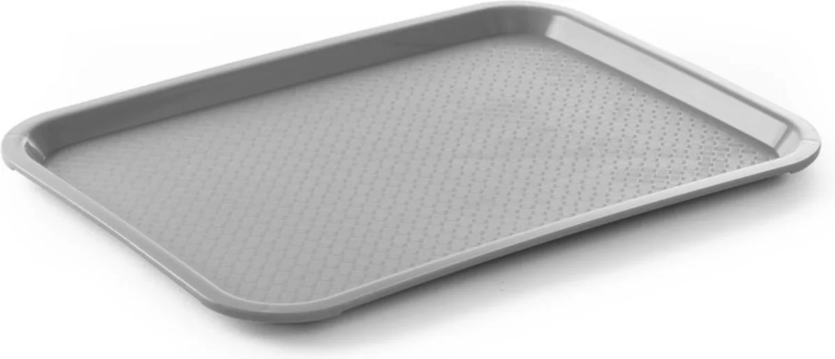 Medium fastfood dienblad – lichtgrijs – 305x415x20 mm – polypropyleen från Hendi i Grå – produktbild
