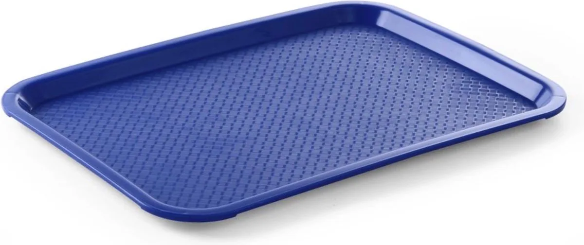 Medium fastfood dienblad – polypropyleen – 305x415x20 mm van Hendi in Blauw – productfoto
