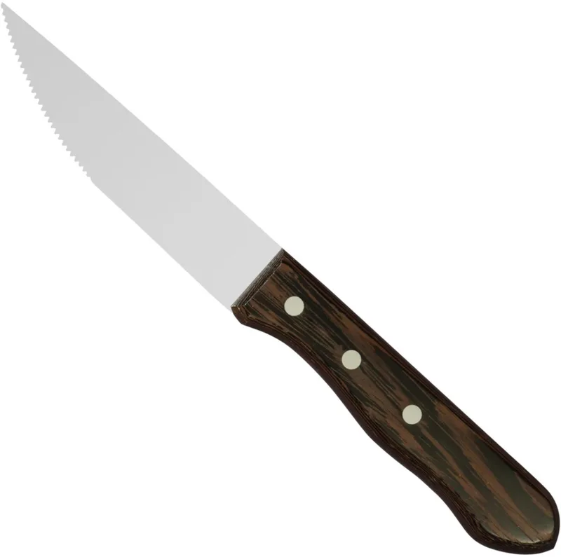Nože do Steków Serie - Steakmes - Ząbkowany - Houten Handgreep - 125 mm von Hendi in Wenge – Produktfoto