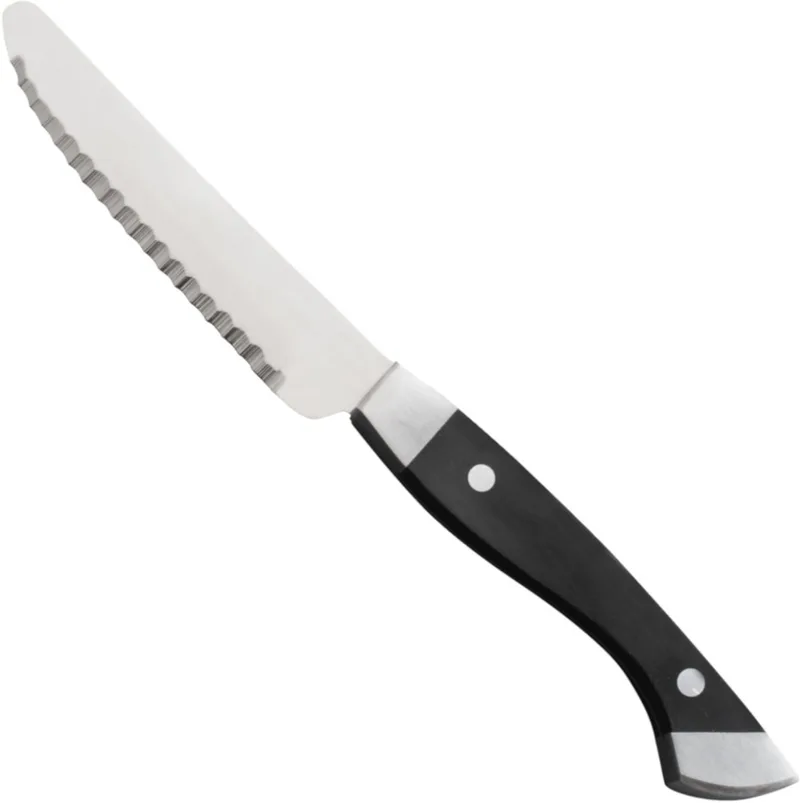 Noze Do Steków - Steakmes - 130mm - Ergonomische POM Handgreep de Hendi en Noir – photo produit