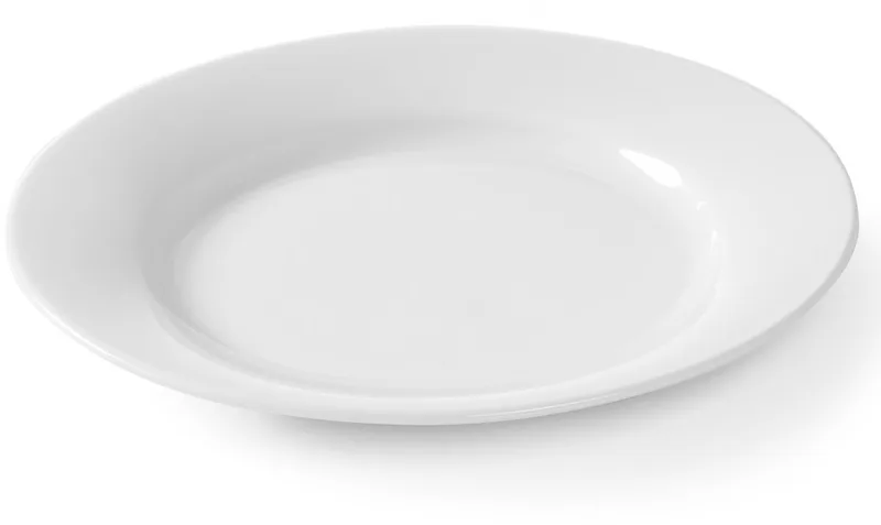 OPTIMA bord, porselein, diameter 210 mm by Hendi in White – product photo