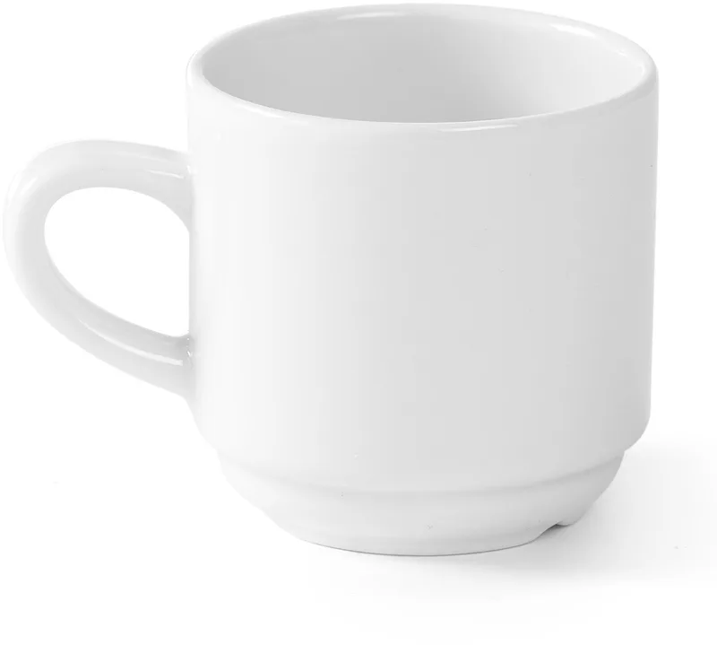 Optima Serie - Hotelporseleinen Koffie- en Theekop - 230ml - Set van 12 by Hendi in White – product photo