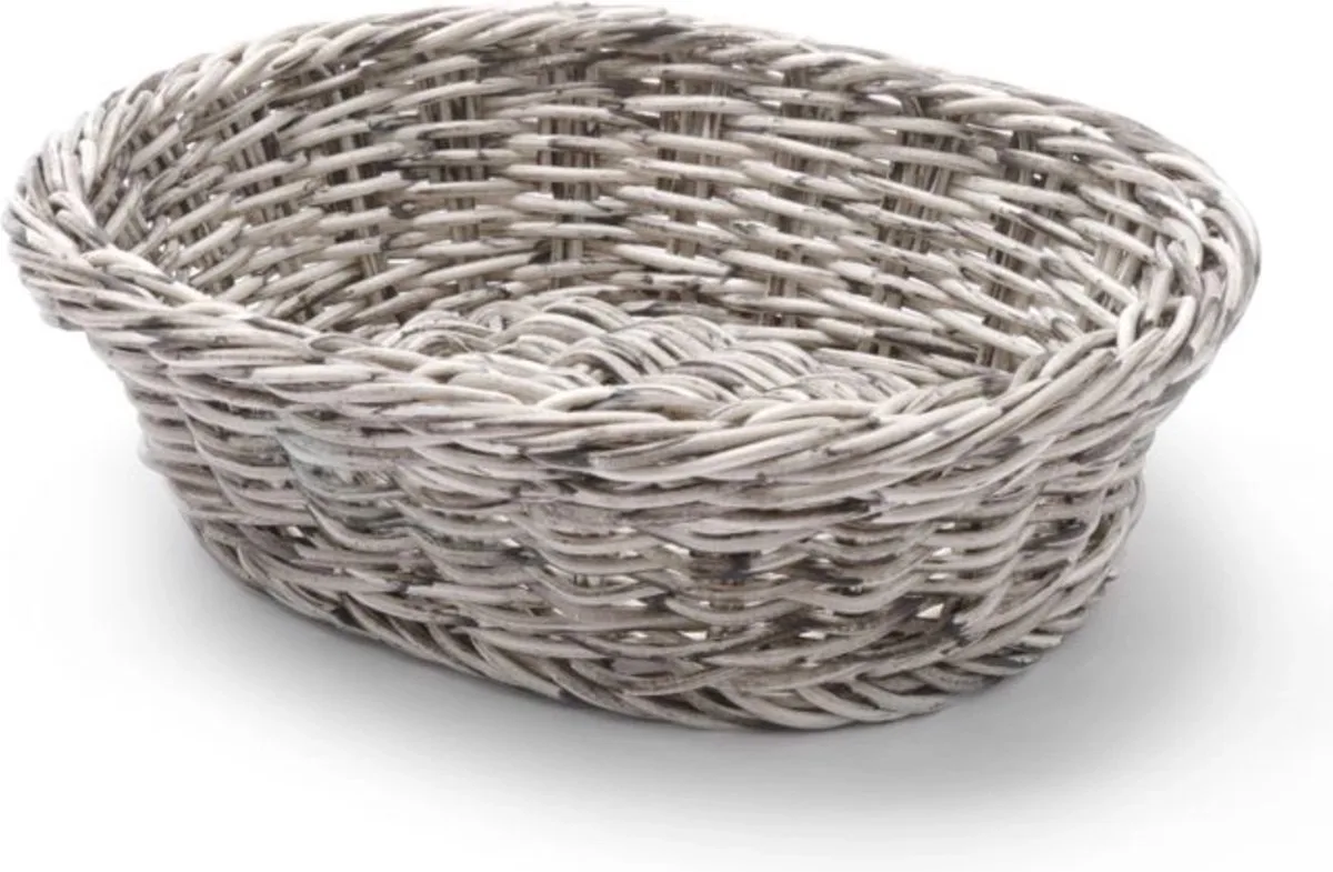 Ovale broodmand – vaatwasmachinebestendig – 250x190x65 mm de Hendi en Gris clair – photo produit
