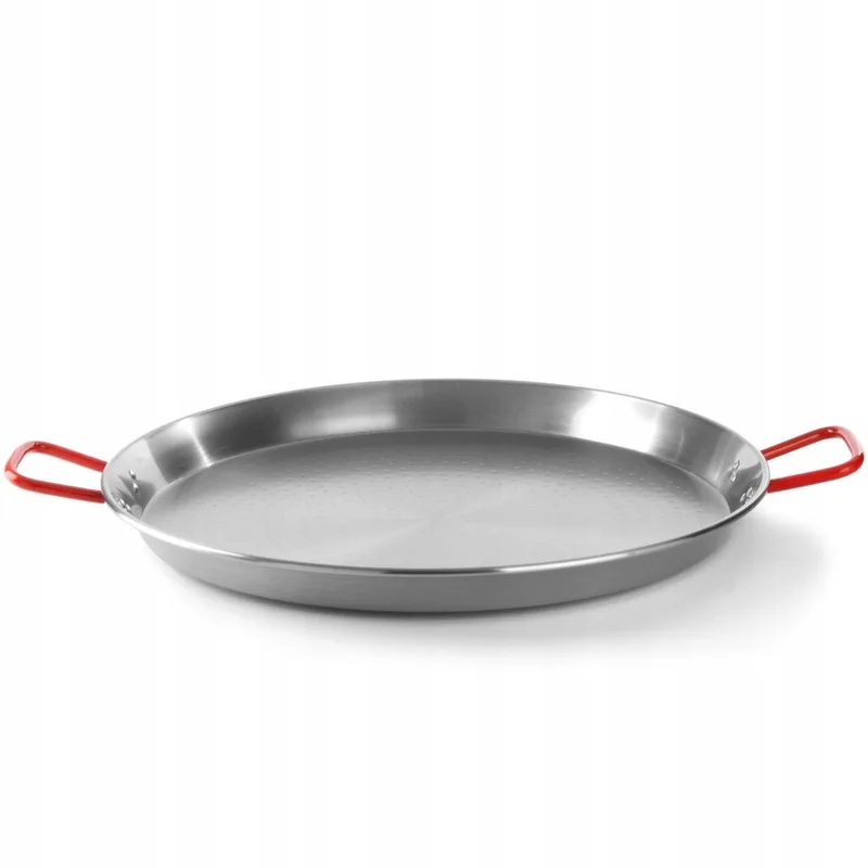 Paellapan Staal Rond met Handvatten 550mm by Hendi in Steel – product photo