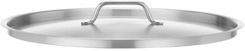 pannendeksel - rvs 18/8 - sluit kookpannen af - diameter 40 cm x hoogte 5,6 cm - zilver fra Hendi i Staal – produktbillede