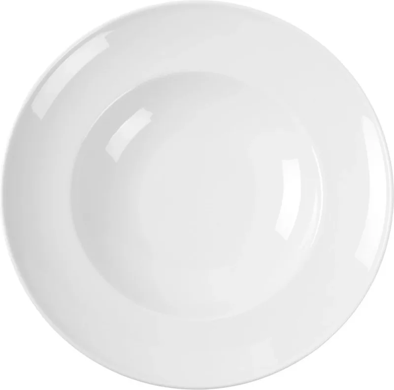 pastabord – hotelporselein – versterkte randen – slijtvast – Ø 260 mm de Hendi en Blanc – photo produit
