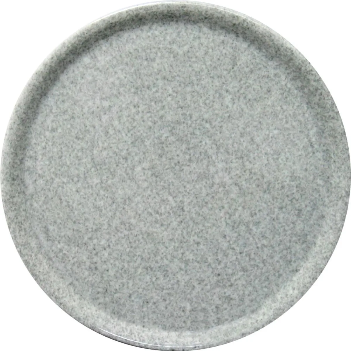 Pizzabord – Industrieel Granietpatroon – Porselein – Ø330 mm van Hendi in Grijs – productfoto