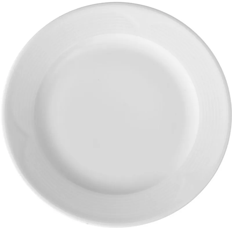 Plat bord – versterkte randen – slijtvast porselein – ⌀240mm by Hendi in White – product photo