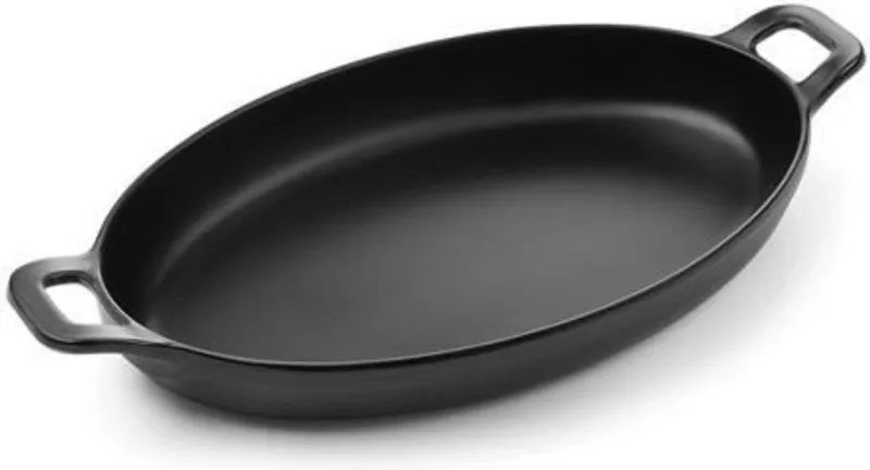 Presentatie Schaal 'Mini Ovale Pan' - Little Chef 564547 by Hendi in Black – product photo