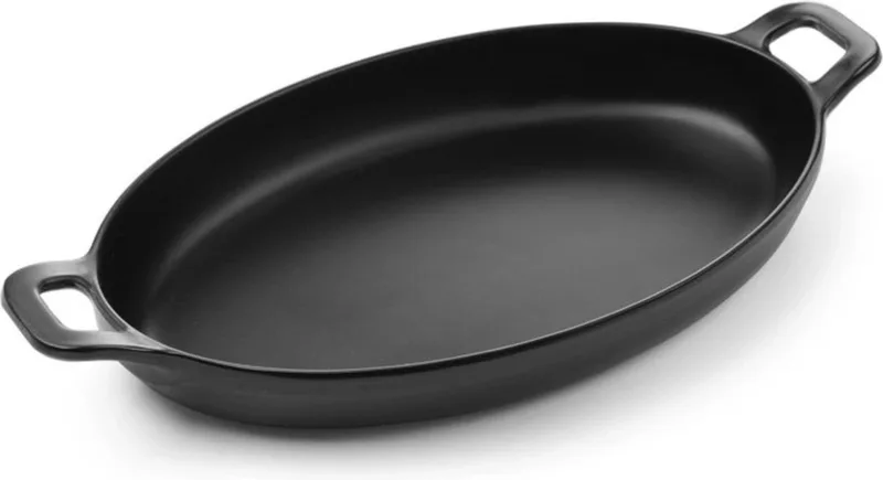 Presentatie Schaal 'Mini Ovale Pan' - Little Chef 564554 by Hendi in Black – product photo