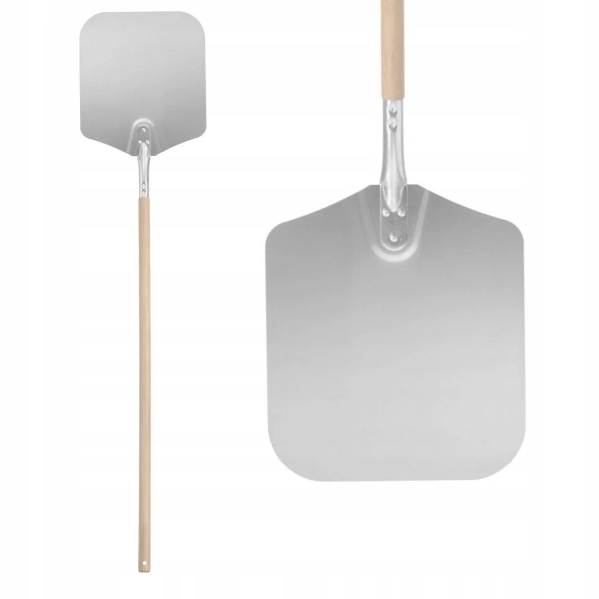 Professionele Pizzaschep Metaal & Hout 30.5x35.5x96.5 cm van Hendi – productfoto