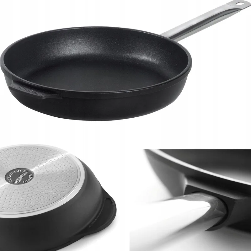 Profi Line Inductie Koekenpan 28 cm - Aluminium & Titanium van Hendi in Aluminum – productfoto