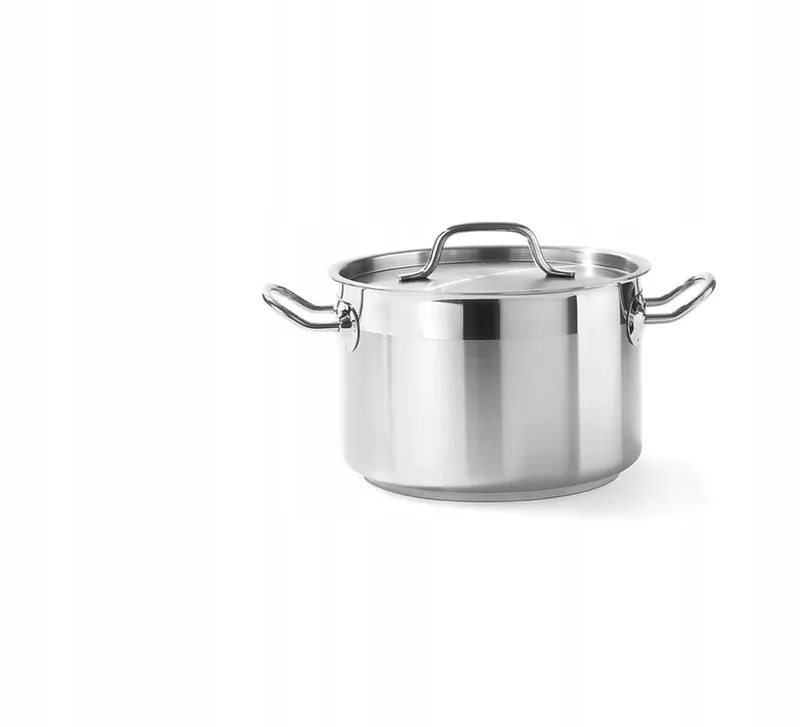 Profi Line Kookpan met Deksel - 4L, Ø20cm, RVS by Hendi in Silver – product photo