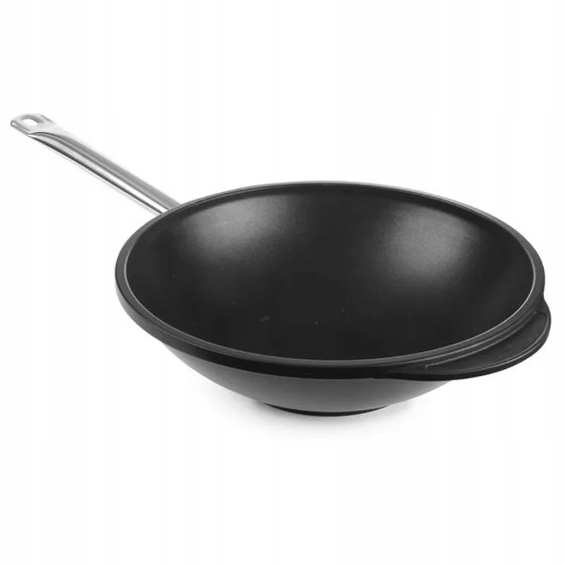 Profi Line Wokpan 32 cm - Professioneel Gastronorm by Hendi in Black – product photo