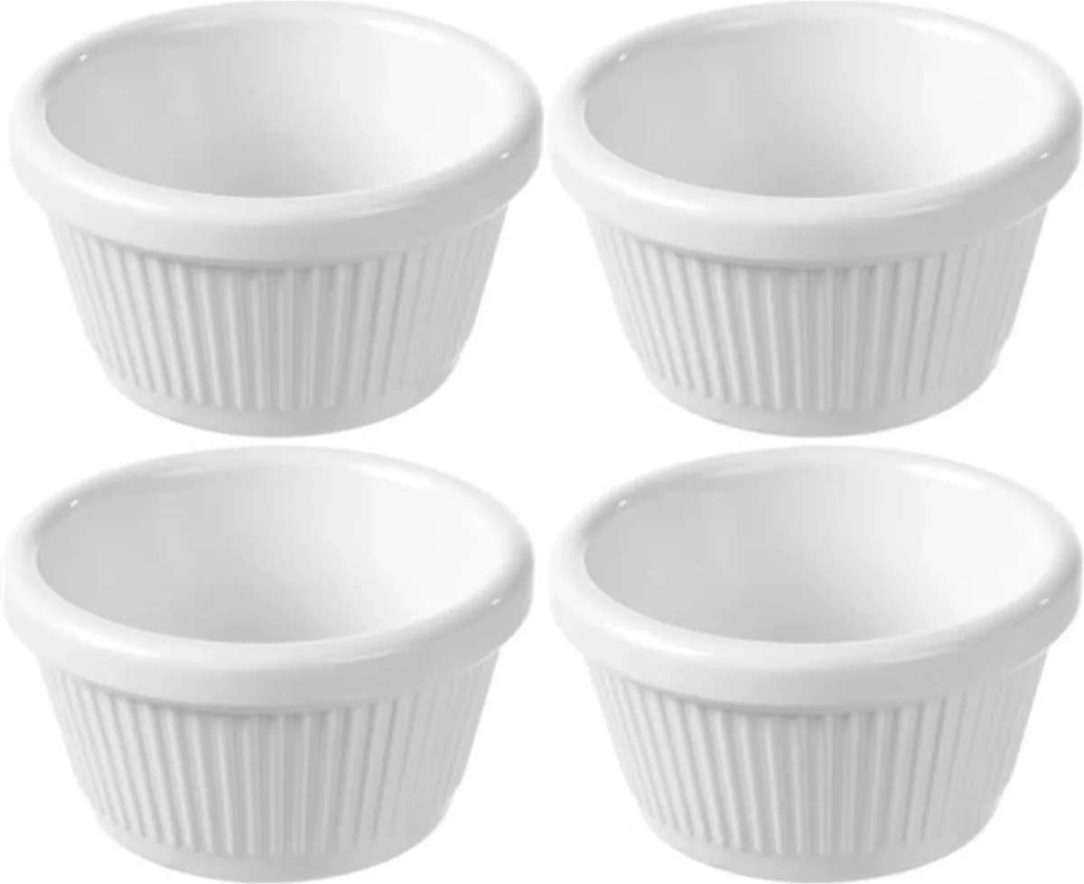Ramekin set – stootvast en lichtgewicht – 50 ml – 4 stuks från Hendi i Kräm – produktbild