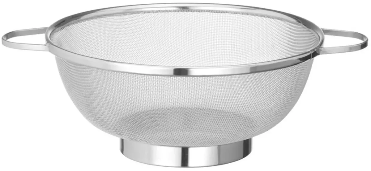 Roestvast stalen zeef - fijn gaas - 257x110mm - vaatwasbestendig de Hendi en Rvs – photo produit