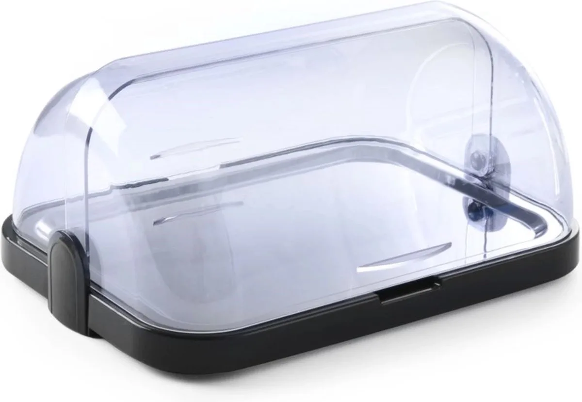 Rolltop-presentatie gekoeld – ABS basis – tray – Transparante roldeksel – 440x320x205 mm från Hendi i Rvs – produktbild
