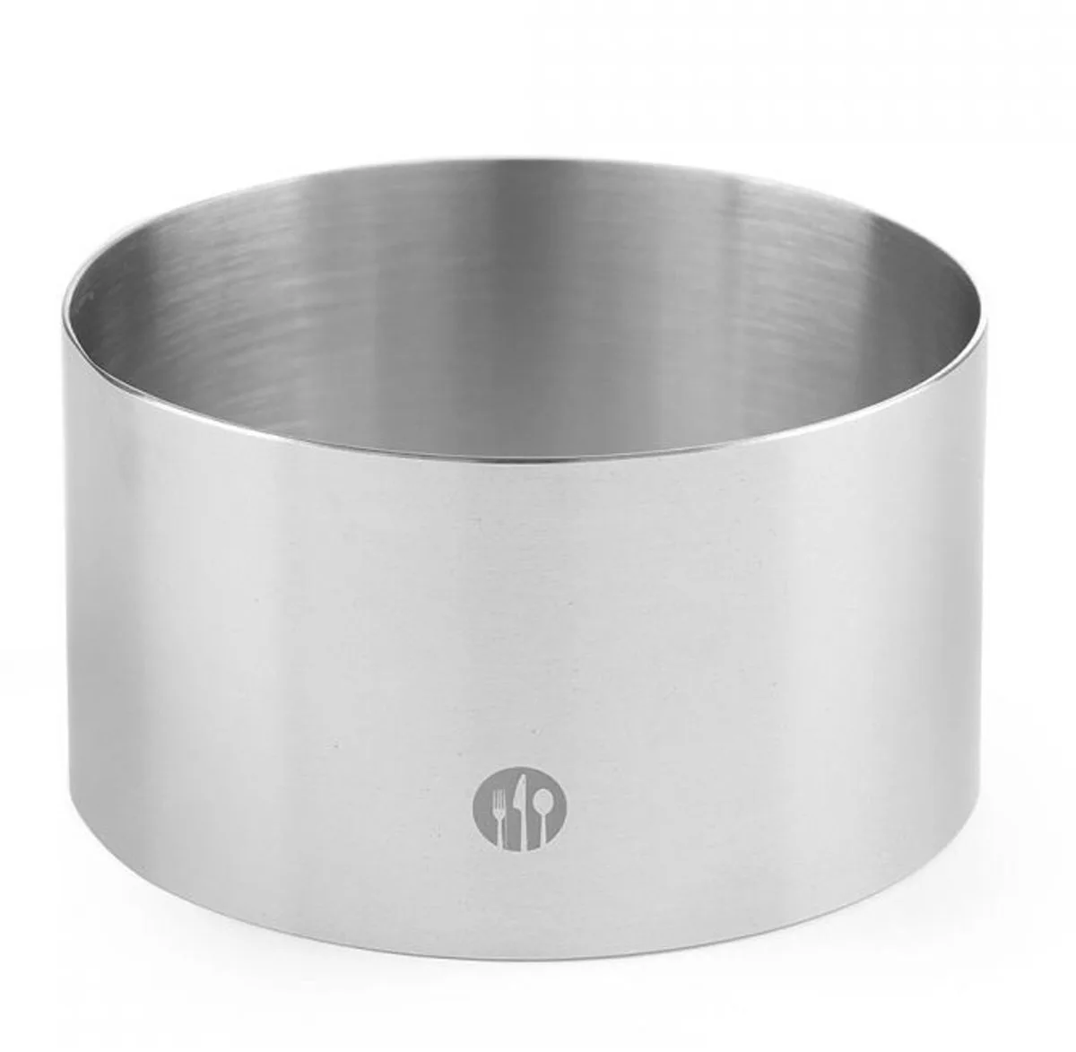 Ronde Bakring van Roestvrij Staal - 220mm - 60mm Hoogte van Hendi in Stainless Steel – productfoto