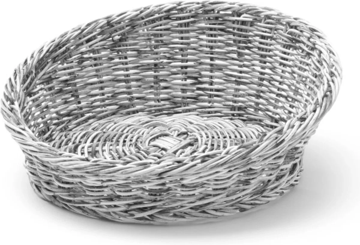 Ronde broodmand – schuin aflopend – Ø31 cm – vaatwasmachinebestendig de Hendi en Gris clair – photo produit