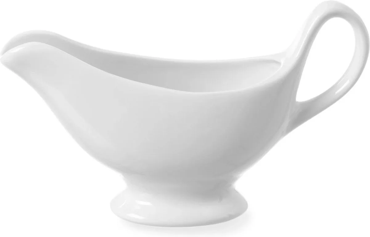 Sauskom – Hardste porselein – Stralend – 180x55x130 mm – Vaatwasser- en magnetronbestendig fra Hendi i Hvid – produktbillede