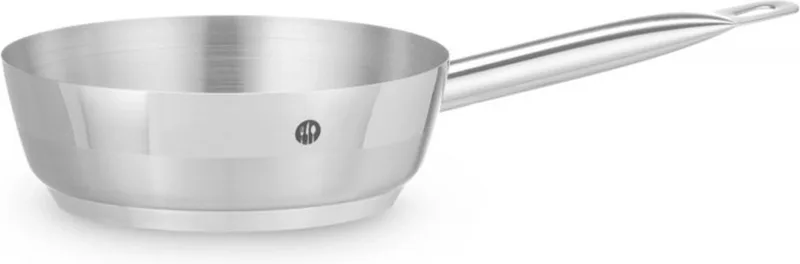 Sauteuse – zonder deksel – 1,5L – Ø20 cm – koelblijvende handgreep – inductie geschikt by Hendi in Silver – product photo