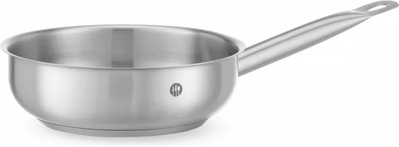 Sauteuse – zonder deksel – 1,7L – inductiegeschikt – koelblijvende handgreep – Ø 200 mm by Hendi in Grey – product photo