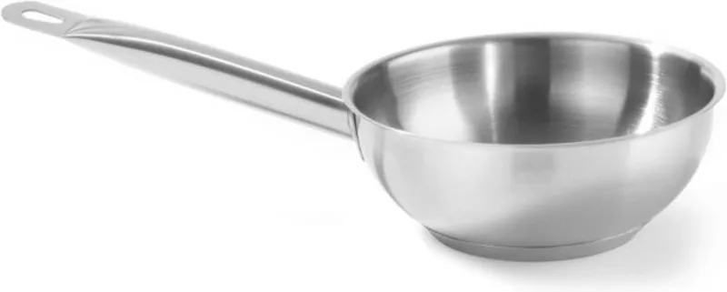 Sauteuse – zonder deksel – 1L – inductiegeschikt – koelblijvende handgreep – ⌀160x(H)60mm by Hendi in Grey – product photo
