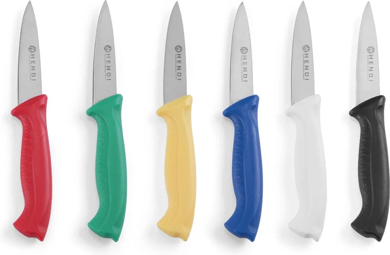 Schilmes – Groen – Polypropyleen Heft – HACCP Richtlijnen – 185 mm – Set van 6 Kleuren de Hendi en Noir – photo produit