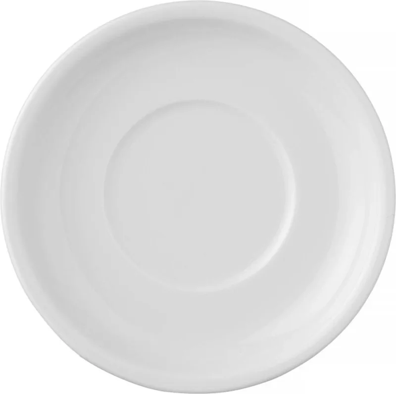 Schotel voor soepkom – versterkte randen – porselein – ⌀170 mm by Hendi in White – product photo