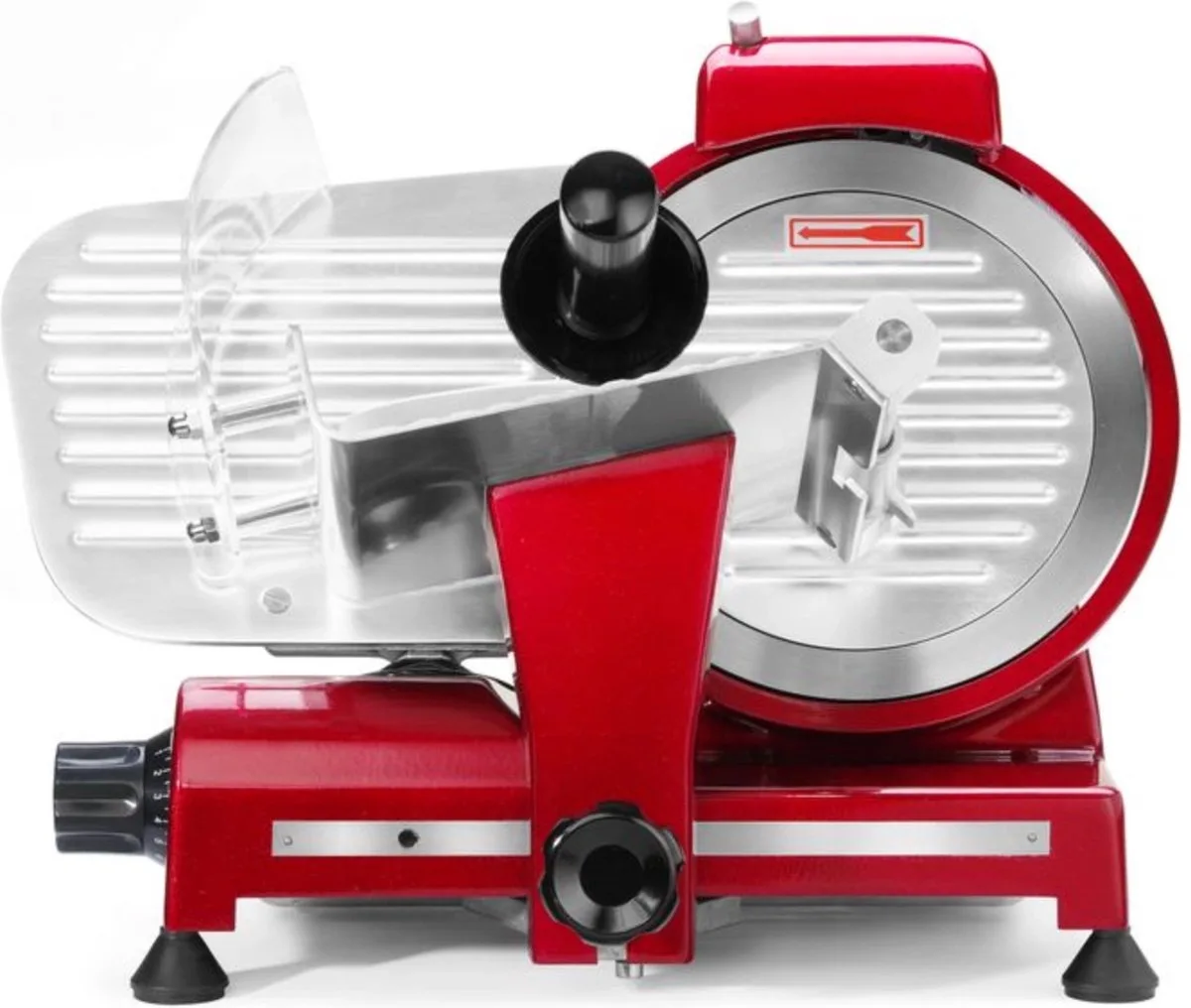 Snijmachine Profi Line – 220 mm mes – rode uitvoering – luchtgekoelde motor – 230V/280W van Hendi in Wit – productfoto