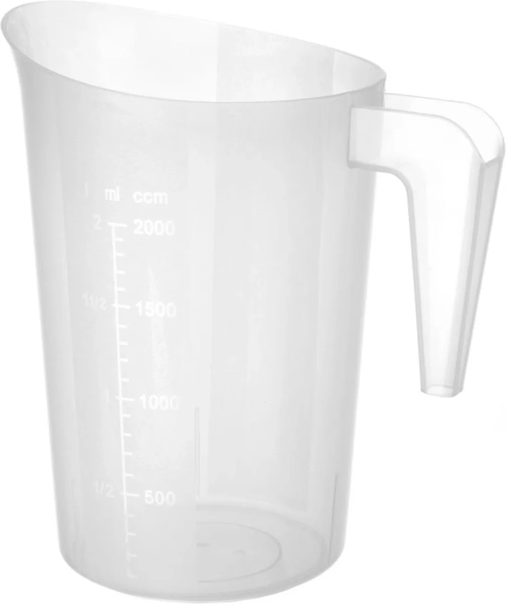 Stapelbare maatbeker – 3 liter – polypropyleen – vaatwasserbestendig – Ø181x(H)233 mm by Hendi in Rvs – product photo