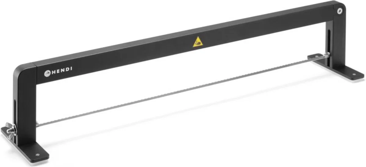Taartzaag met RVS mes en instelbare laagdikte van 1 tot 6 cm de Hendi en Blanc – photo produit