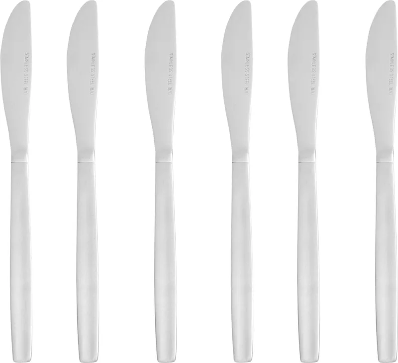 Tafelmes – Budget Line – Roestvast – Vaatwasmachinebestendig – 212 mm – 12 stuks by Hendi in Staal – product photo