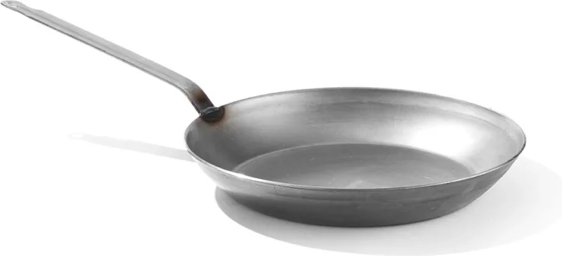 Traditionele koekenpan – plaatstaal – gelaste handgreep – ⌀320 mm by Hendi in Grey – product photo