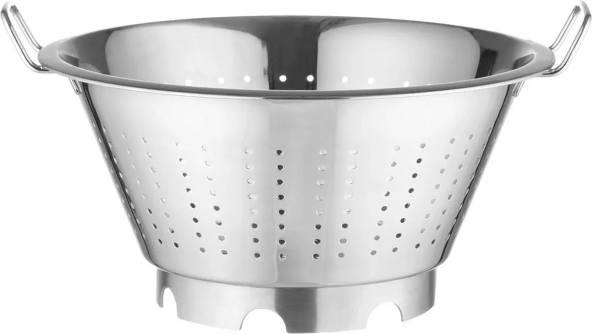 Vergiet Profi Line – Roestvrij staal – Met voet en handgrepen – Ø 415 mm – Vaatwasserbestendig fra Hendi i Rvs-zilver – produktbillede