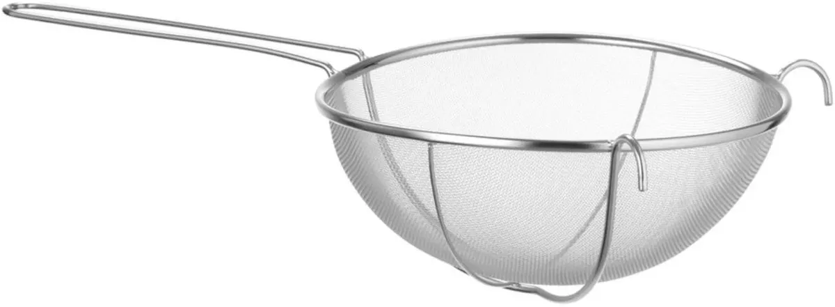 Verstevigde zeef - fijn gaas - roestvrij staal - 595x305x145 mm de Hendi en Rvs – photo produit